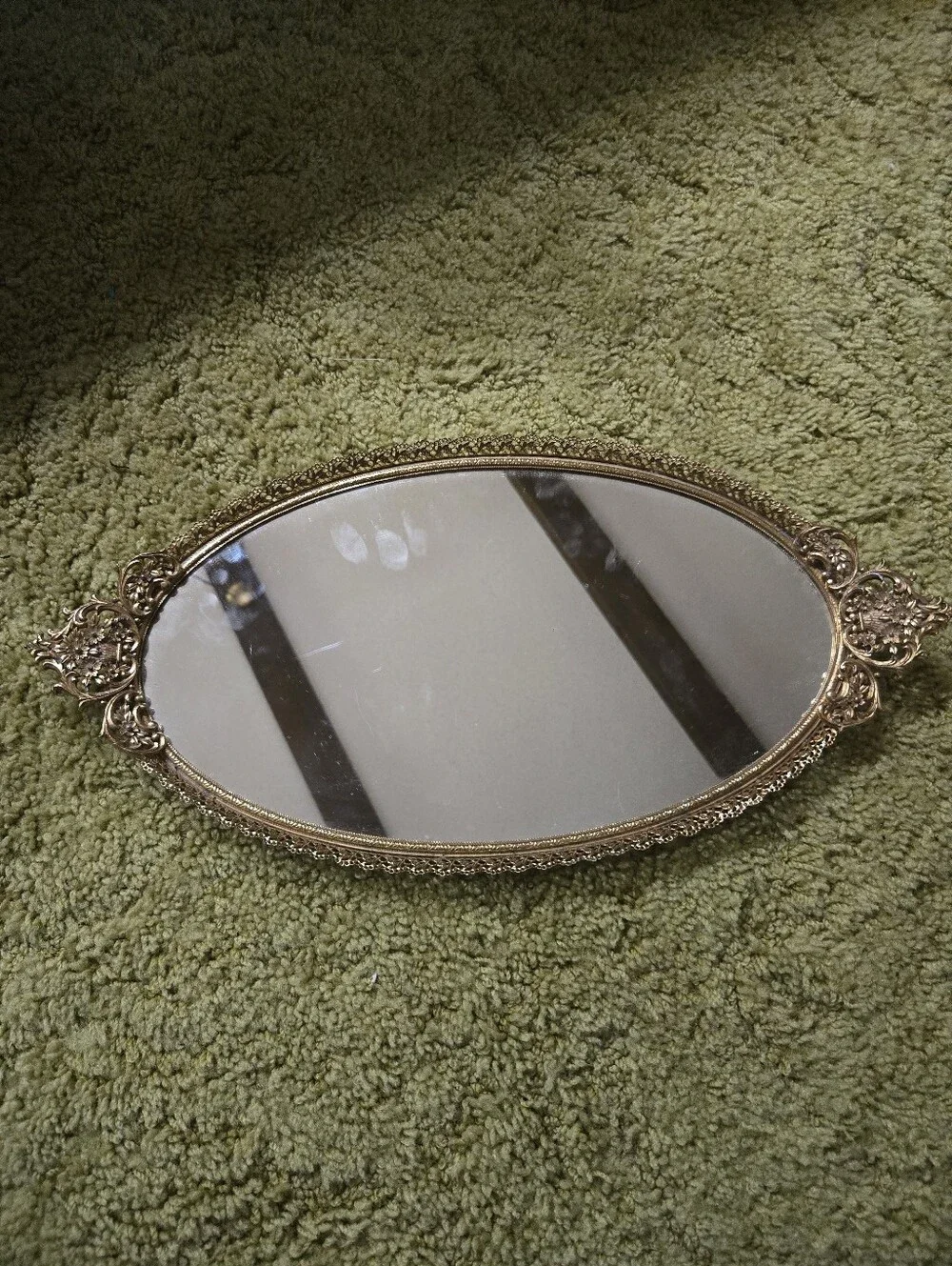 Victorian Style Tray And Grooming Set